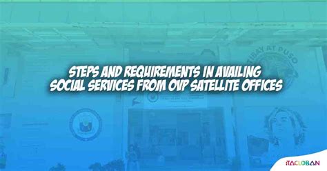 ovp medical assistance online registration|Steps and Requirements in Availing Social Services From OVP  .